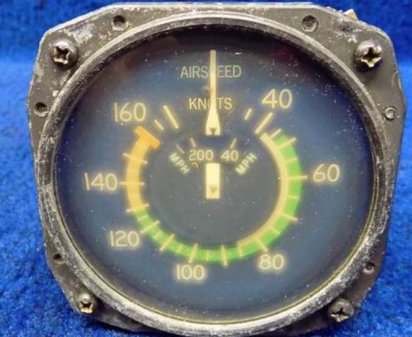 EDO- AIRE - Indicator - True Airspeed Model EA-5174 (CLOUDY FACE) 250.00 $